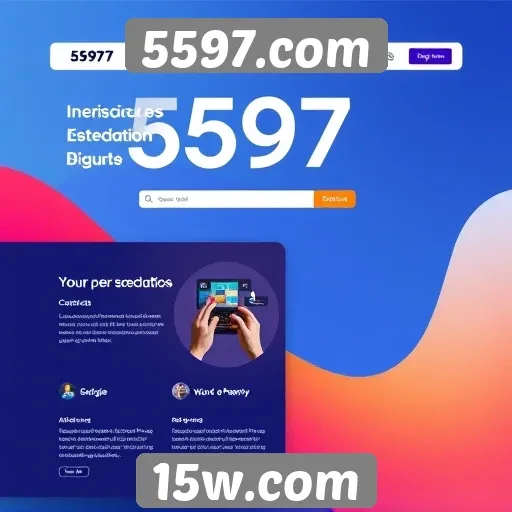 Análise da interface do usuário do site 5597.com